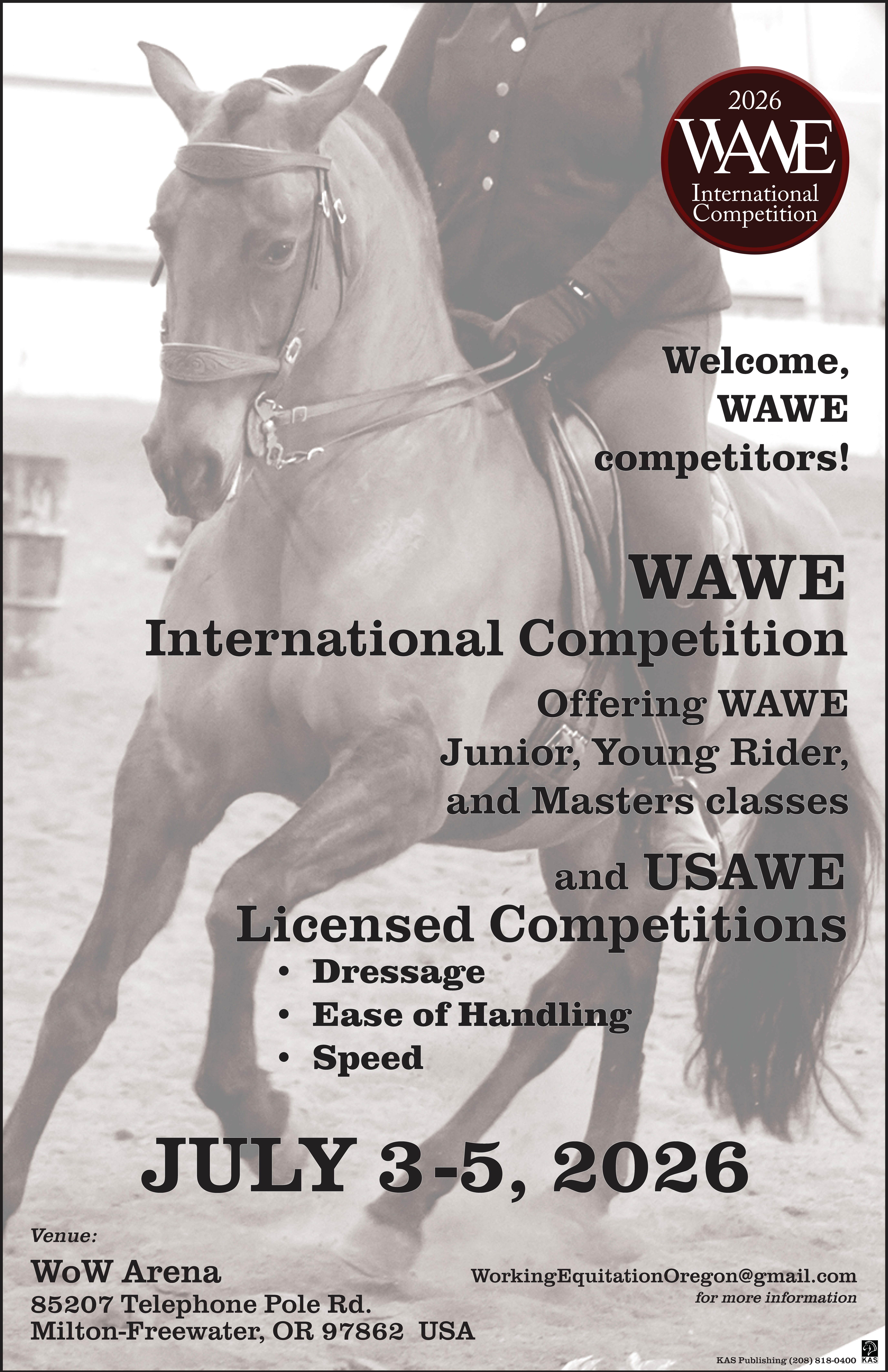 WAWE int. competition, Oregon USA